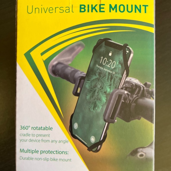 Bike Phone Mount, 360° Rotation, Anti-Shake, Adjustable - Picture 7 of 9